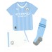 Manchester City John Stones #5 Replika Babytøj Hjemmebanesæt Børn 2023-24 Kortærmet (+ Korte bukser)